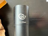 RARE EARLY COLT SP1 SCOPE 3x20 YELLOW BOX - 5 of 15