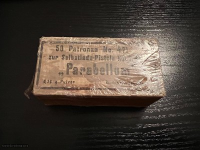 RARE WWI LUGER .30 DWM AMMO