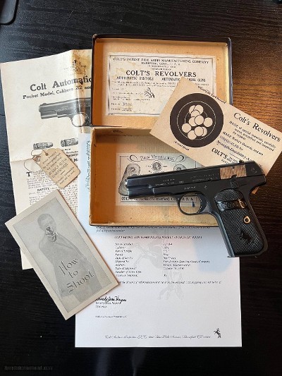 COLT 1903 RARE BELGIAN ARMY ANIB