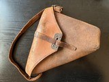 RARE JAPANESE 3-BARREL FLARE GUN HOLSTER - 1 of 7