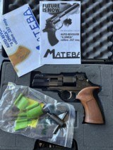 RARE MATEBA “UNICA 6” AUTOMATIC REVOLVER 4 INCH COMBAT - 1 of 13