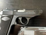Pair of mint Walther Manurhin PPK/S pistols - ANIB - .22 “duraguard” and blued. - 7 of 10