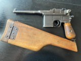 RARE MAUSER BROOMHANDLE C96 IMPERIALWWI UNIT MARKED - 1 of 14