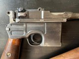 RARE MAUSER BROOMHANDLE C96 IMPERIALWWI UNIT MARKED - 9 of 14