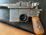 RARE MAUSER BROOMHANDLE C96 IMPERIALWWI UNIT MARKED - 2 of 14