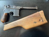RARE MAUSER BROOMHANDLE C96 IMPERIALWWI UNIT MARKED - 8 of 14