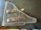 LUGER HOLSTER 1941 BLACK WIDOW WWII GERMAN - 3 of 6