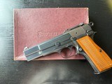MINT “ANIB” BROWNING FN HI POWER PISTOL TANGENT SLOTTED. - 1 of 14