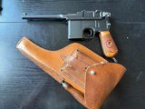 RARE MAUSER C96 BROOMHANDLE “RED 9” KRIEGSMARINE RIG