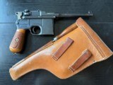 RARE MAUSER C96 BROOMHANDLE “RED 9” KRIEGSMARINE RIG - 4 of 15