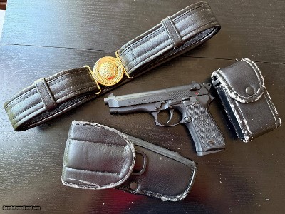 RARE MINT BERETTA M9 GENERAL OFFICER PISTOL COMPLETE SET