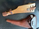 MINT Artillery Luger Stock/Holster combination 1915 Stunning Unit Marked! - 7 of 14