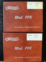 MINT WALTHER PPK ANIB SET of 2 CONSECUTIVE PISTOLS 1968 - Image 2 of 11