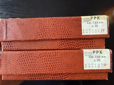 MINT WALTHER PPK ANIB SET of 2 CONSECUTIVE PISTOLS 1968 - Image 3 of 11