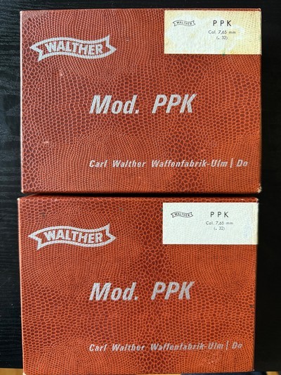 MINT WALTHER PPK ANIB SET of 2 CONSECUTIVE PISTOLS 1968 - Image 2 of 11