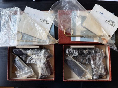 MINT WALTHER PPK ANIB SET of 2 CONSECUTIVE PISTOLS 1968 - Image 1 of 11