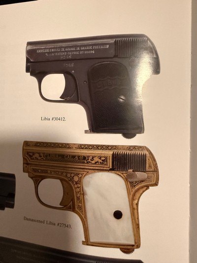 SPANISH “LIBIA”.25 ACP PISTOL PICTURED IN BOOK - Image 10 of 11