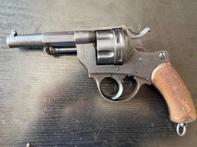 ANTIQUE FRENCH M1874 PRIVATE PURCHASE OFFICER REVOLVER - Image 1 of 15