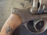 ANTIQUE FRENCH M1874 PRIVATE PURCHASE OFFICER REVOLVER - Image 7 of 15