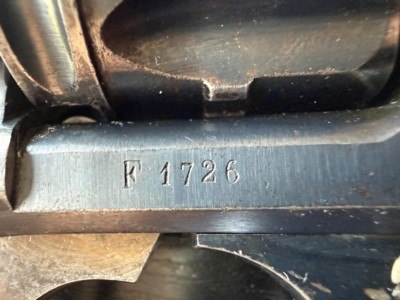 RARE FIRST YEAR PRODUCTION FRENCH 1892 REVOLVER ANTIQUE - Image 11 of 15