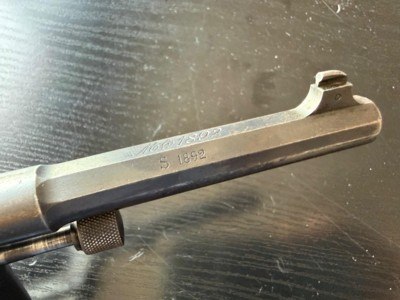 RARE FIRST YEAR PRODUCTION FRENCH 1892 REVOLVER ANTIQUE - Image 8 of 15