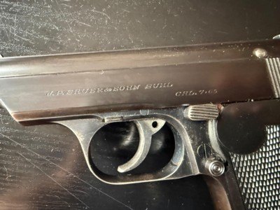 RARE EARLY SAUER 38 CROWN/N NO SAFETY - Image 3 of 14