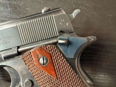 RARE COLT 1911 .45 US NAVY WWI 1913 - Image 3 of 15