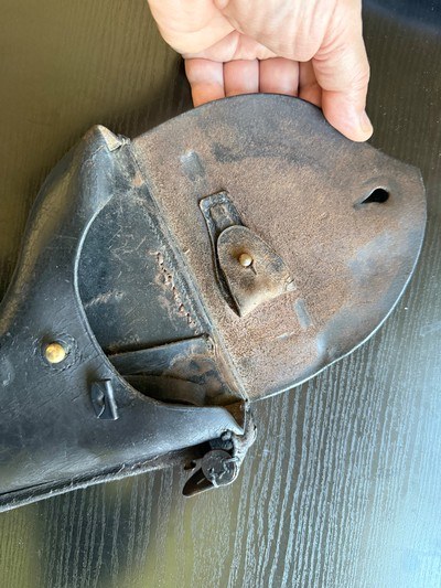 RARE NAVY LUGER HOLSTER WWI - Image 4 of 8