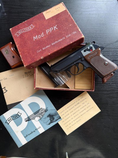 MINT WALTHER PPK ANIB 1966 9mm KURZ - Image 1 of 15