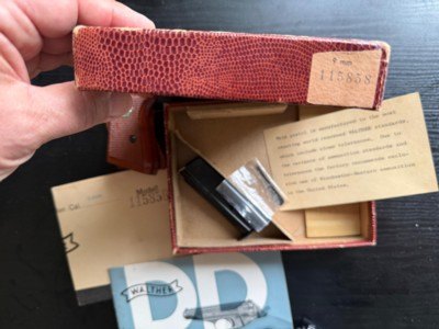 MINT WALTHER PPK ANIB 1966 9mm KURZ - Image 3 of 15
