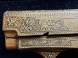 STUNNING BOXED GOLD DAMASCENED SPANISH “BUFALO” .25 PISTOL - Image 4 of 15