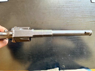 ANTIQUE M1879 REICHSREVOLVER MAUSER BAVARIAN UNIT MARKED - Image 9 of 15