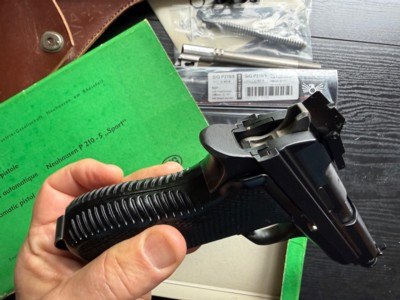 SIG P210-5 EARLY BOXED WITH EXTRAS - Image 12 of 15