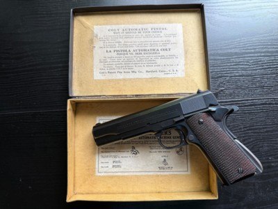 PREWAR COLT 38 SUPER BOXED with HOLSTER. - Image 11 of 15