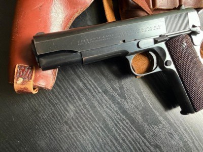 PREWAR COLT 38 SUPER BOXED with HOLSTER. - Image 3 of 15