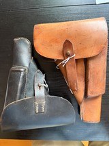 Astra 600 German holster and Star B German WWII holster - unissued. - Image 1 of 10