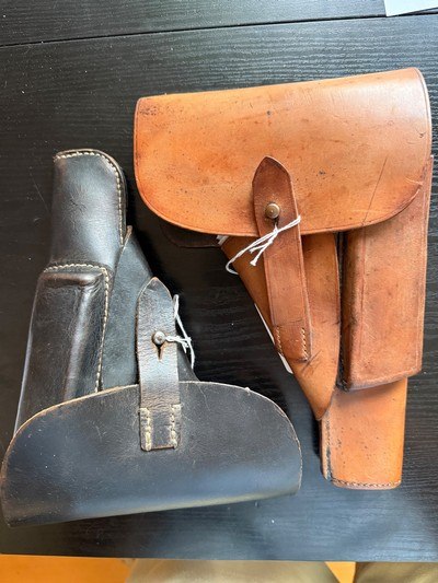 Astra 600 German holster and Star B German WWII holster - unissued. - Image 1 of 10