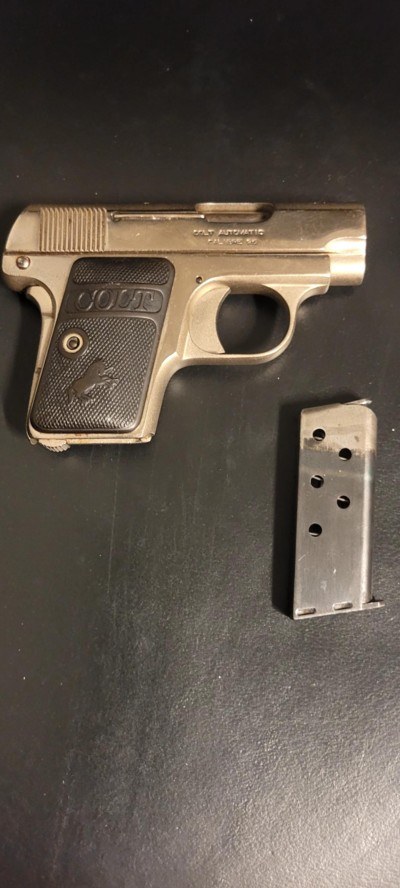 Colt Model 1908 Vest Pocket .25 ACP - Image 3 of 3