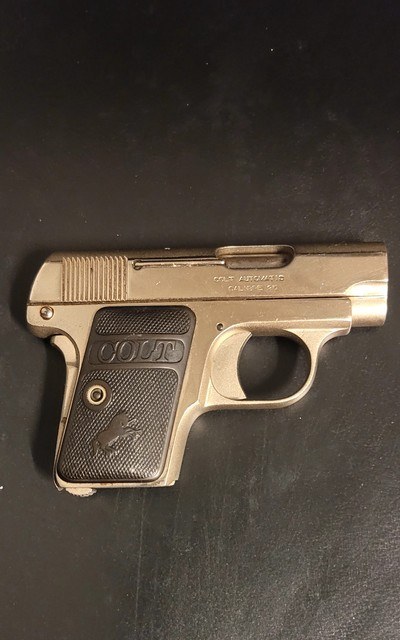 Colt Model 1908 Vest Pocket .25 ACP - Image 2 of 3