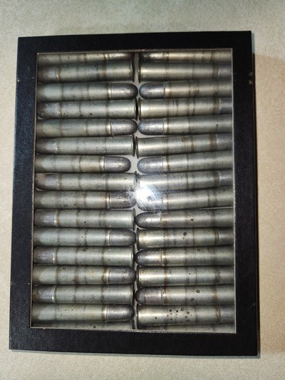 Frankford Arsenal 45/70 Tinned Rifle Ammo 1891-1897 (Lot of 32)