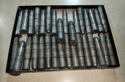 Frankford Arsenal 45/70 Tinned Rifle Ammo 1891-1897 (Lot of 32) - Image 2 of 3