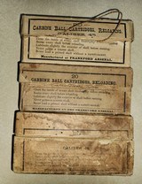 Frankford Arsenal 45/70 Tinned Rifle/Carbine Ammo - 3 Open Boxes With Mixed Dates