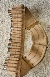 U.S. MILLS CARTRIDGE BELT - C CLOSURE + 32 RDS FRANKFORD ARSENAL - 5 of 5