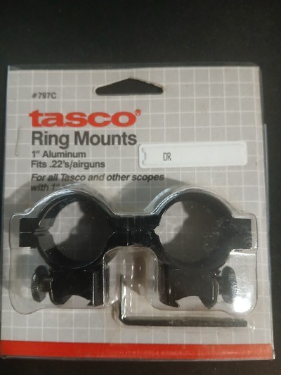 .22/Air Rifle Tasco Ring Mounts