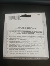 .22/Air Rifle Tasco Ring Mounts - 2 of 2 .22/Air Rifle Tasco Ring Mounts - 2 of 2