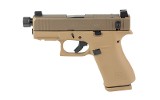 GLOCK UX4350204FRNHP G43X HUSH PUPPY 9MM FDE 1/2X28 THREADED BBL - 2 of 3