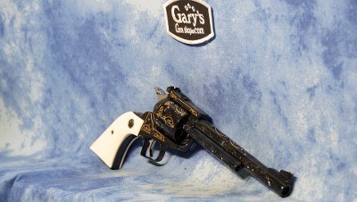 RUGER 0880 SUPER BLACKHAWK 75TH ANNIVERSARY 44 MAGNUM IVORY / ENGRAVED - Image 4 of 8