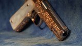 COLT 1911 GOVERNMENT 45 ACP DIAMONDS ON 18K ROSE GOLD 5