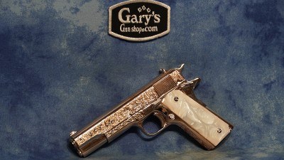 COLT 1911 GOVERNMENT 45 ACP DIAMONDS ON 18K ROSE GOLD 5