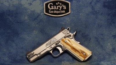 NIGHTHAWK CUSTOM VIP COMMANDER SILVER 38 SUPER WITH MAMMOTH BARK GRIPS - Image 13 of 25